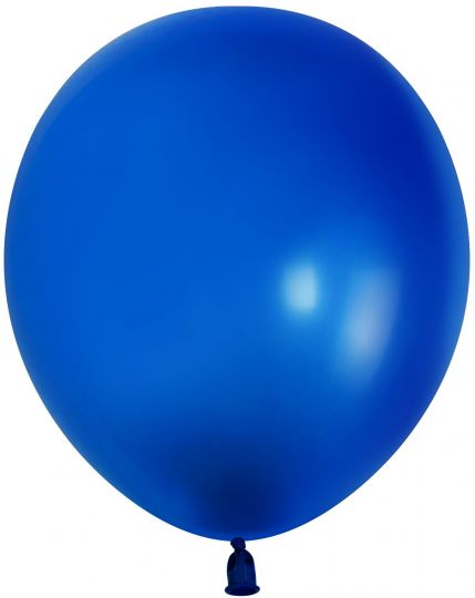 Ненадутый синий 30 см шар латексный