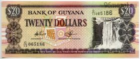 Гайана 20 долларов 2009 C