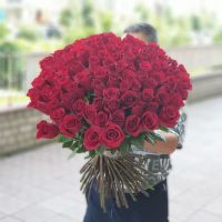 Розы красные Импорт (50-60см)