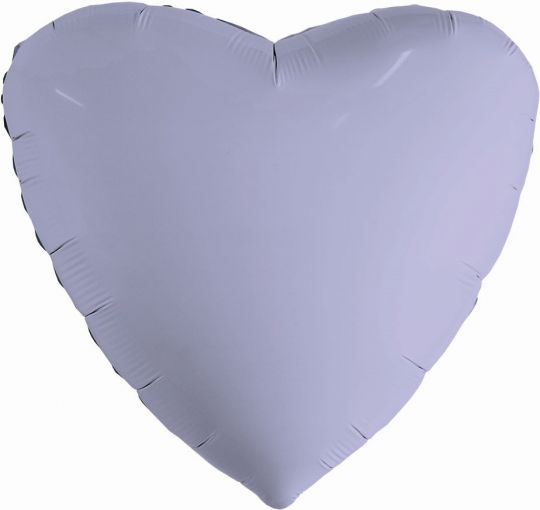 Сердце Лаванда Мистик шар фольгированный с гелием