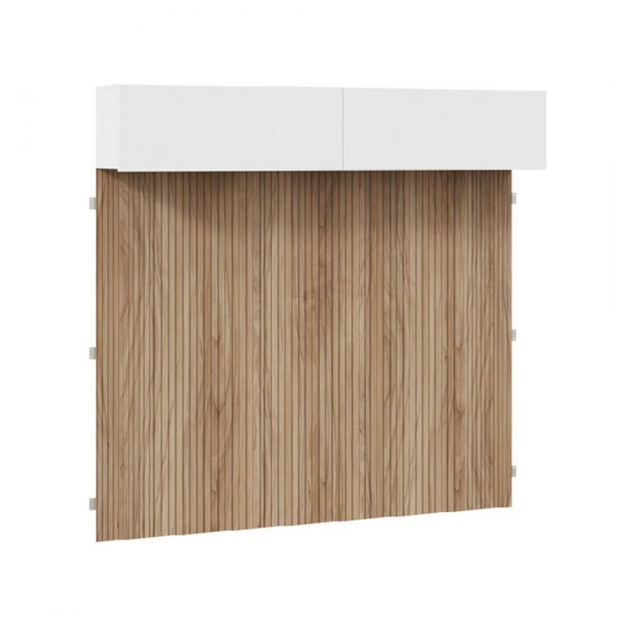 Шкаф навесной (366) с декоративными панелями «Порто»