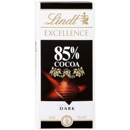 Şokolad Lindt 85% acı 100 gr