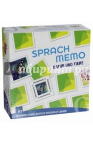 Sprachmemo Deutsch. Natur und Tiere. Sprachspiel