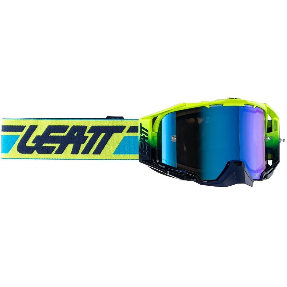 Leatt Velocity 6.5 Iriz Lime Blue 49% (2024) очки для мотокросса и эндуро