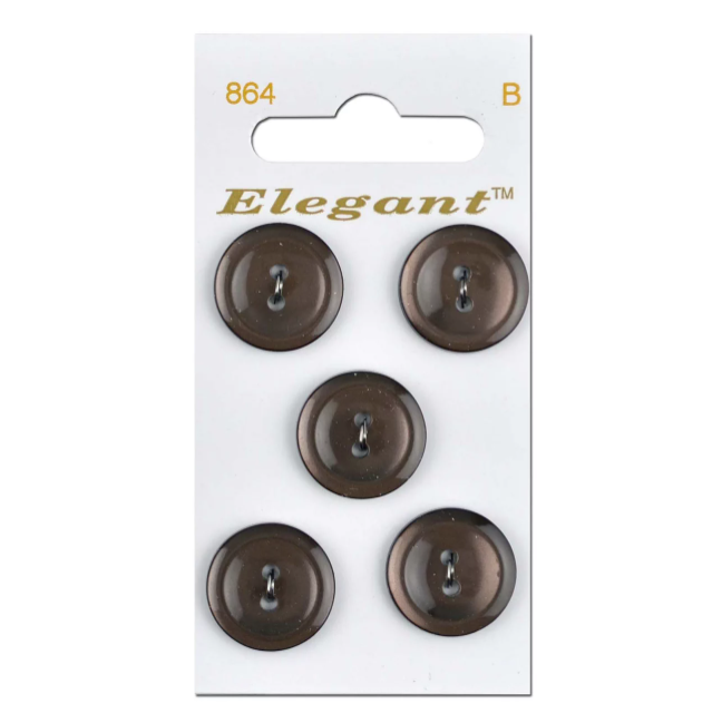 Пуговицы ELEGANT BLUMENTHAL LANSING 19 мм цвет коричневый перламутровый (565100864)