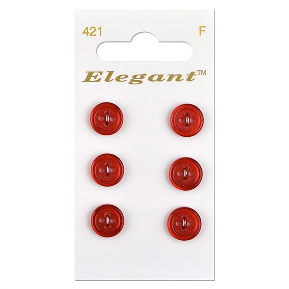 Пуговицы ELEGANT BLUMENTHAL LANSING  рубашечные 11 мм цвет красный США (565100421)