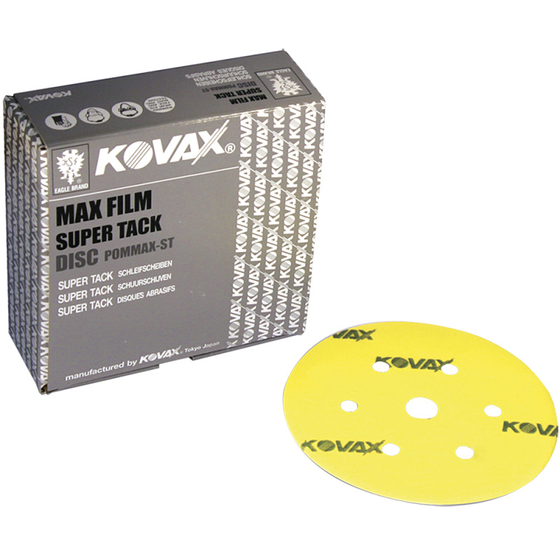 Kovax Абразивный круг Max Film, 152мм., P360, 7 отверстий, в упаковке 50шт.