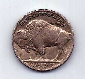 5 центов 1916 США Редкий год AUNC