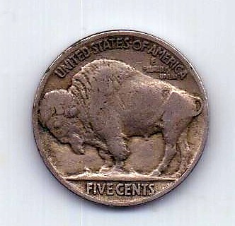5 центов 1916 США Редкий год XF