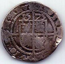 3 пенса 1575 Англия Великобритания