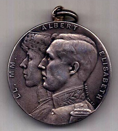 медаль 1914 Бельгия Война AUNC