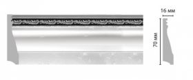 Плинтус Напольный Decomaster 193-63 ШК/20 В70хШ16хД2400 мм / Декомастер.
