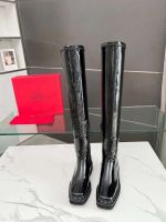 Ботфорты женские кожаные Valentino качество люкс купить