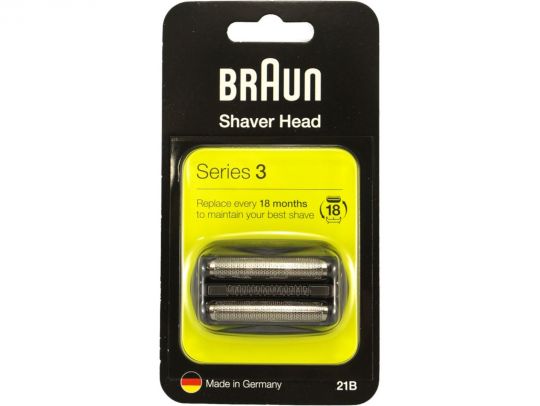 Бритвенная кассета для бритвы Braun, 21B, черная