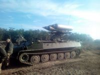 80-мм РСЗО С-8 на базе МТ-ЛБ  Украина