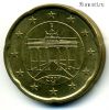 Германия 20 евроцентов 2007 D