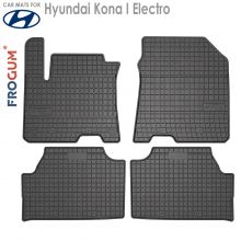Коврики Hyundai Kona I Electro от 2017 - 2023 в салон резиновые Frogum (Польша) - 4 шт.