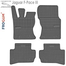 Коврики Jaguar F-Pace III от 2016 -  в салон резиновые Frogum (Польша) - 4 шт.