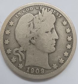 ¼ доллара (Регулярный выпуск) США 1909