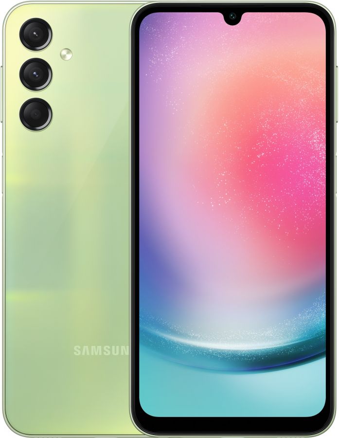 Смартфон Samsung Galaxy A24 4/128 ГБ, зелёный (EAC)