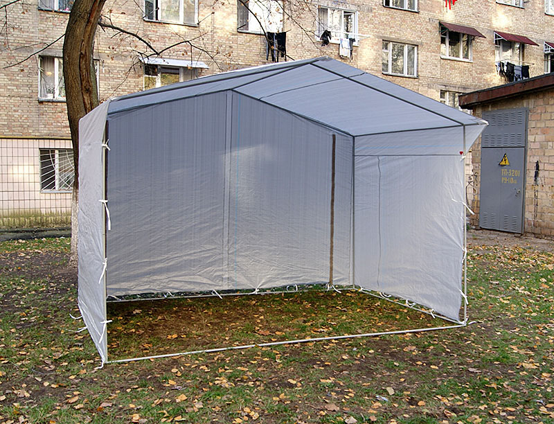 Палатка торговая 3х2, разборная «Домик», белая (Россия)