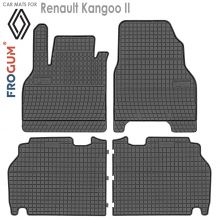 Коврики Renault Kangoo II от 2008 - 2022 5-мест в салон резиновые Frogum (Польша) - 4 шт.