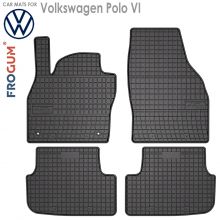 Коврики Volkswagen Polo VI от 2017 -  Хэтчбек в салон резиновые Frogum (Польша) - 4 шт.