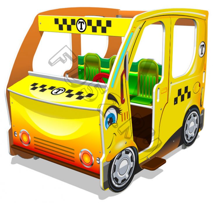 Игровой макет «Машинка Такси» ИМ252