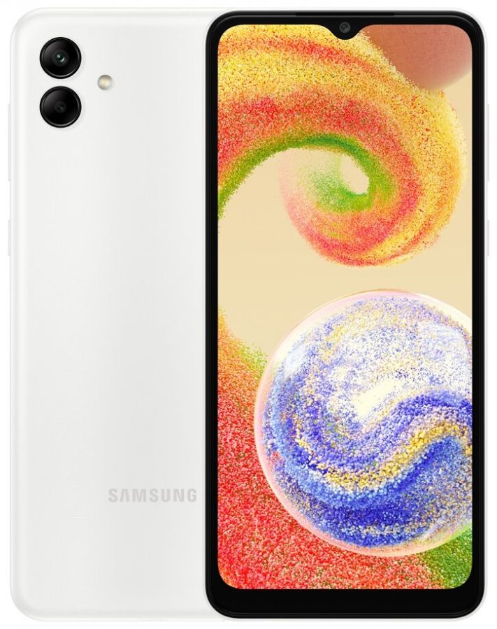 Смартфон Samsung Galaxy A04 SM-A045 4/64 ГБ, белый
