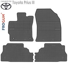 Коврики Toyota Prius III Plus от 2009 - 2016 в салон резиновые Frogum (Польша) - 4 шт.
