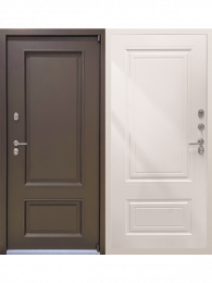 Дверь входная металлическая MXD Термо Империал 2 Термо Белый матовый