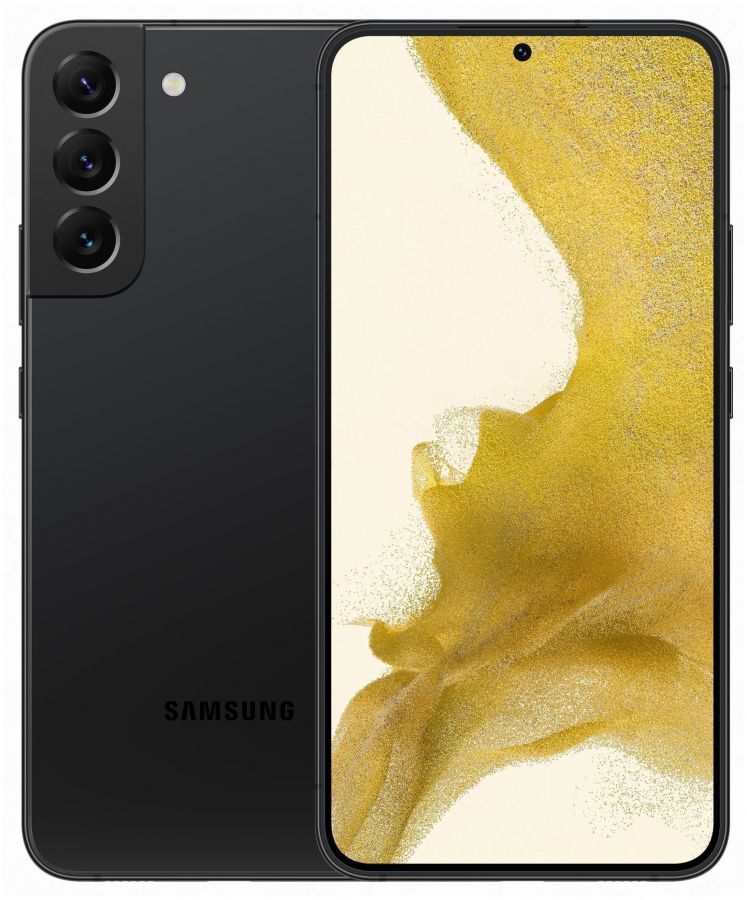 Смартфон Samsung Galaxy S22 SM-S901 8/128 ГБ, чёрный фантом