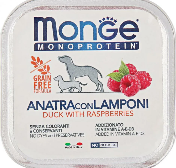 Влажный корм для собак Monge Dog Monoprotein 150 гр