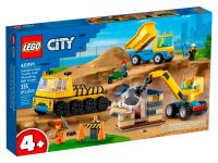 Конструктор LEGO City 60391 "Строительные машины и кран с шаром для сноса", 235 дет.