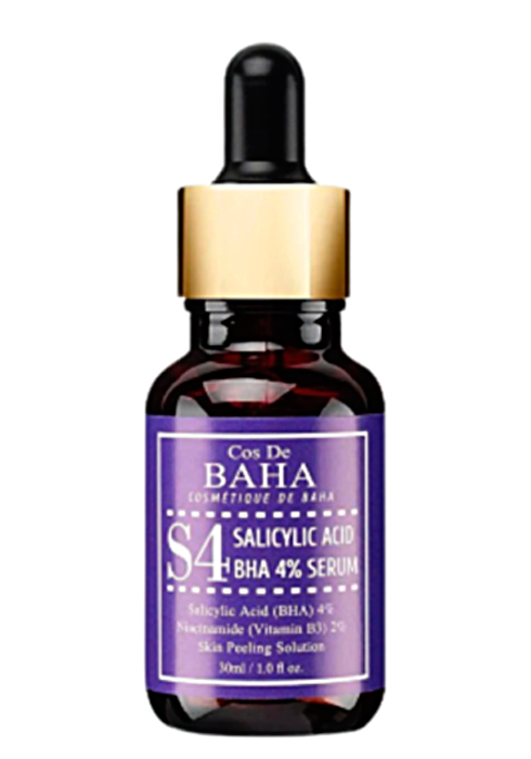 COS DE BAHA Сыворотка для жирной кожи с салициловой кислотой. Salicylic acid 4% serum (S4), 30 мл.