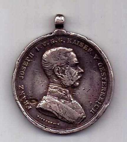 Медаль 1859 - 1915 За храбрость Австрия Венгрия