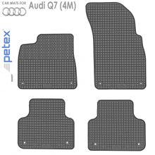 Коврики Audi Q7 (4M) от 2015 -  в салон резиновые Petex (Германия) - 4 шт.