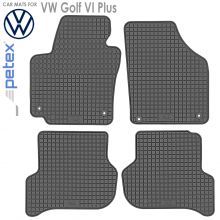 Коврики Volkswagen Golf VI Plus от 2009 - 2016 в салон резиновые Petex (Германия) - 4 шт.