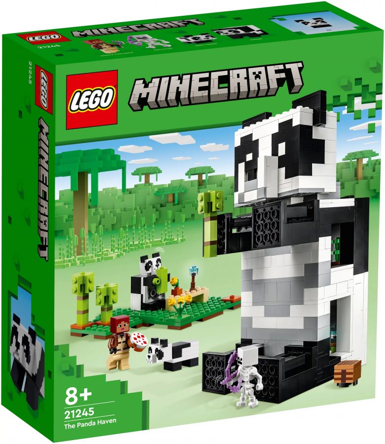 Конструктор LEGO Minecraft 21245 "Дом панды", 553 дет.
