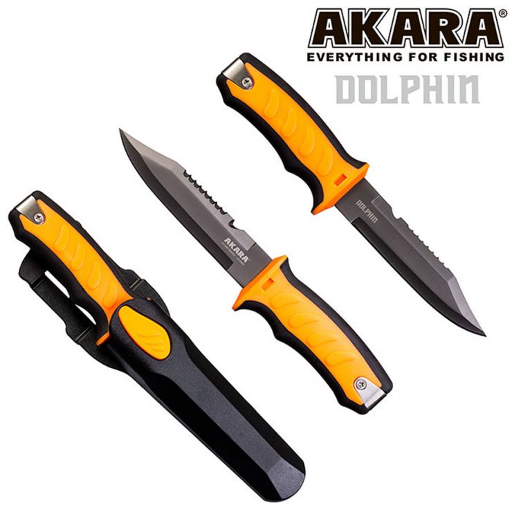 Нож Akara Dolphin нетонущий 24,7см KAD-24/7