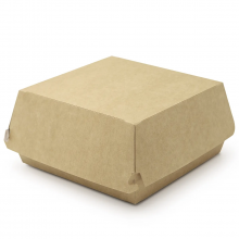 Коробка для бургера L 120х120х70мм крафт "Непластик"