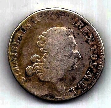 1 злотый 4 грошена 30 грошей 1766 Литва Польша