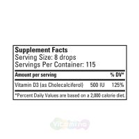ChildLife Витамин Д3 для Детей со вкусом ягод, 29,6 мл Состав