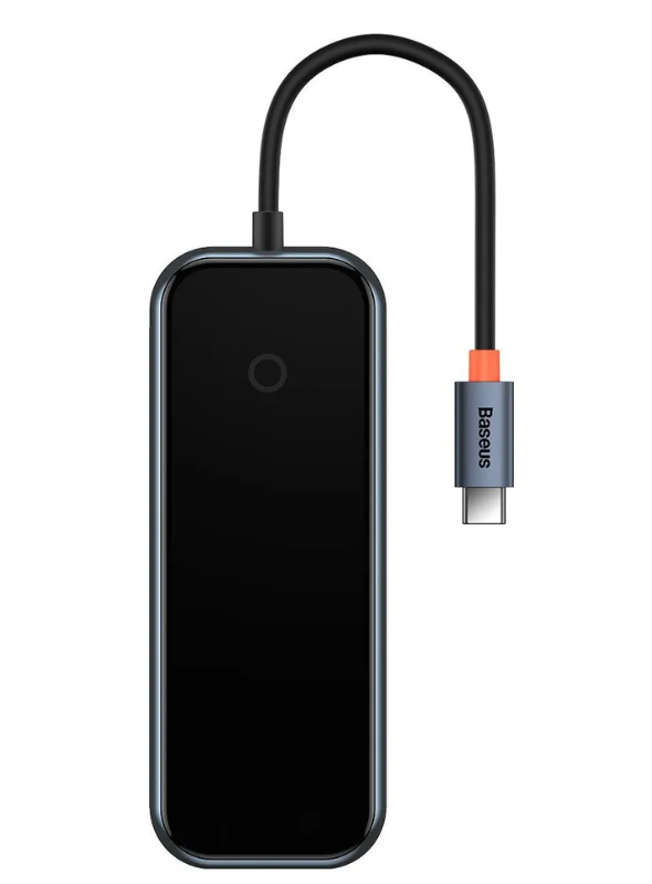 USB Type-C хаб Baseus AcmeJoy на 5 портов HDMI , 2xUSB 3.0 , USB 2.0 , Type-C PD - Темно-серый (WKJZ010213)