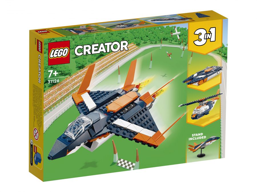 Конструктор LEGO Creator 31126 "Сверхзвуковой самолет", 215 дет.