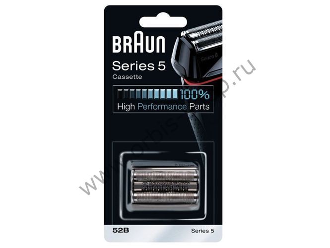 Бритвенная кассета для бритвы Braun 52B черная