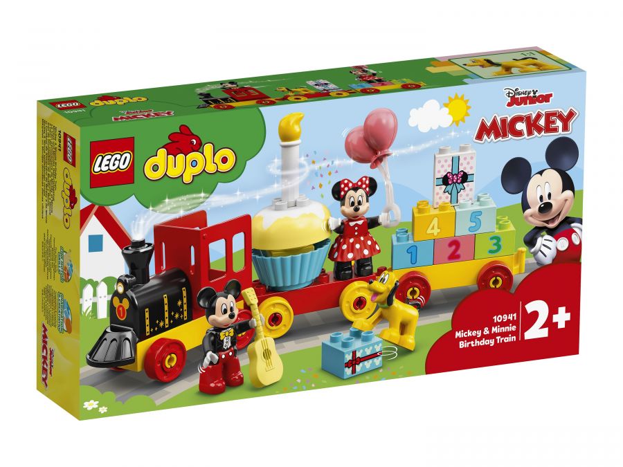 Конструктор LEGO DUPLO 10941 "Праздничный поезд Микки и Минни", 22 дет.