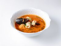 Суп с морепродуктами