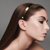 Balmain Hair Couture Ободок золотой Ривьера S Limited Edition Riviera Headband Gold Small