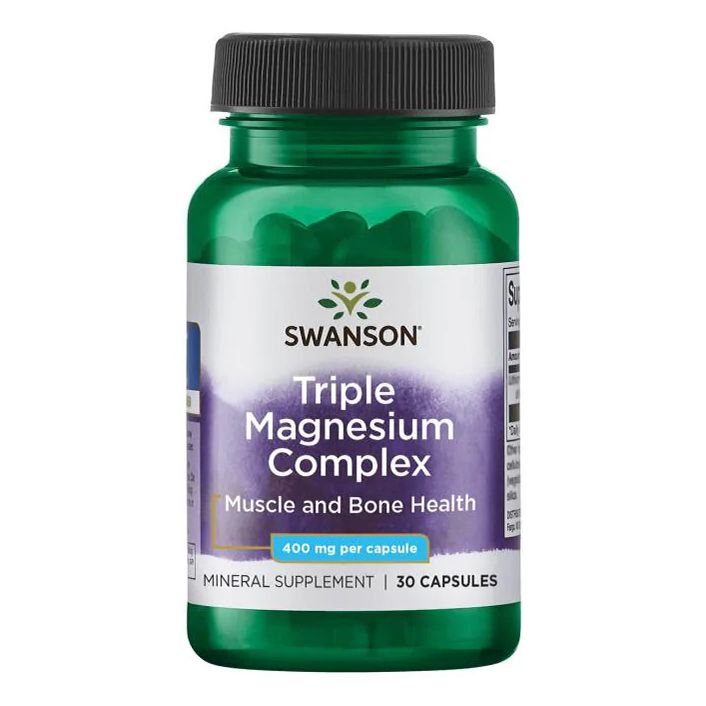 Swanson - Triple Magnesium Complex 400мг 30кап